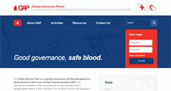 Desktop Screenshot of globaladvisorypanel.org