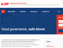 Tablet Screenshot of globaladvisorypanel.org